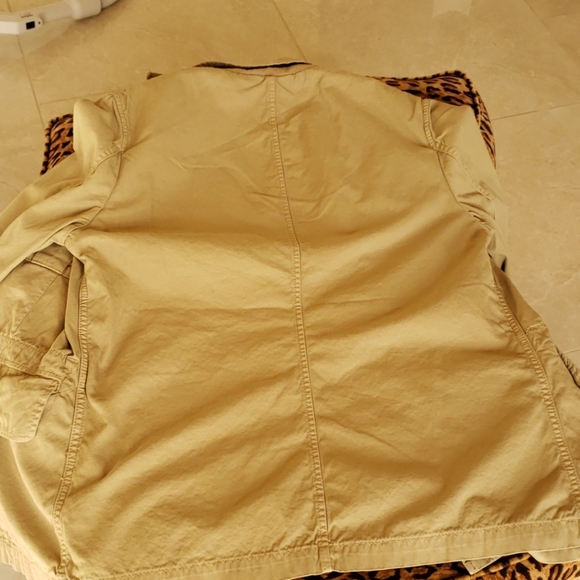 NWT Banana Republic cargo coat khaki - Picture 4 of 5